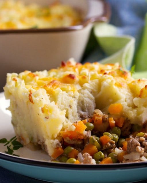 May be an image of shepherd's pie