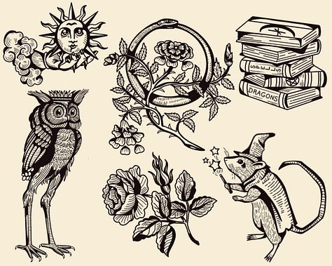 I will be creating more images from Esoteric and Alchemical emblems. So stay tuned!