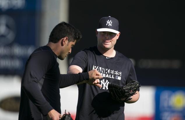 Brian McCann and the Yankees take on the Phillies (Corey Sipkin/New York Daily News) Brian McCann and the Yankees take on the Phillies (Corey Sipkin/New York Daily News)