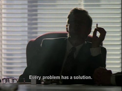 cigarette smoking man on Tumblr
