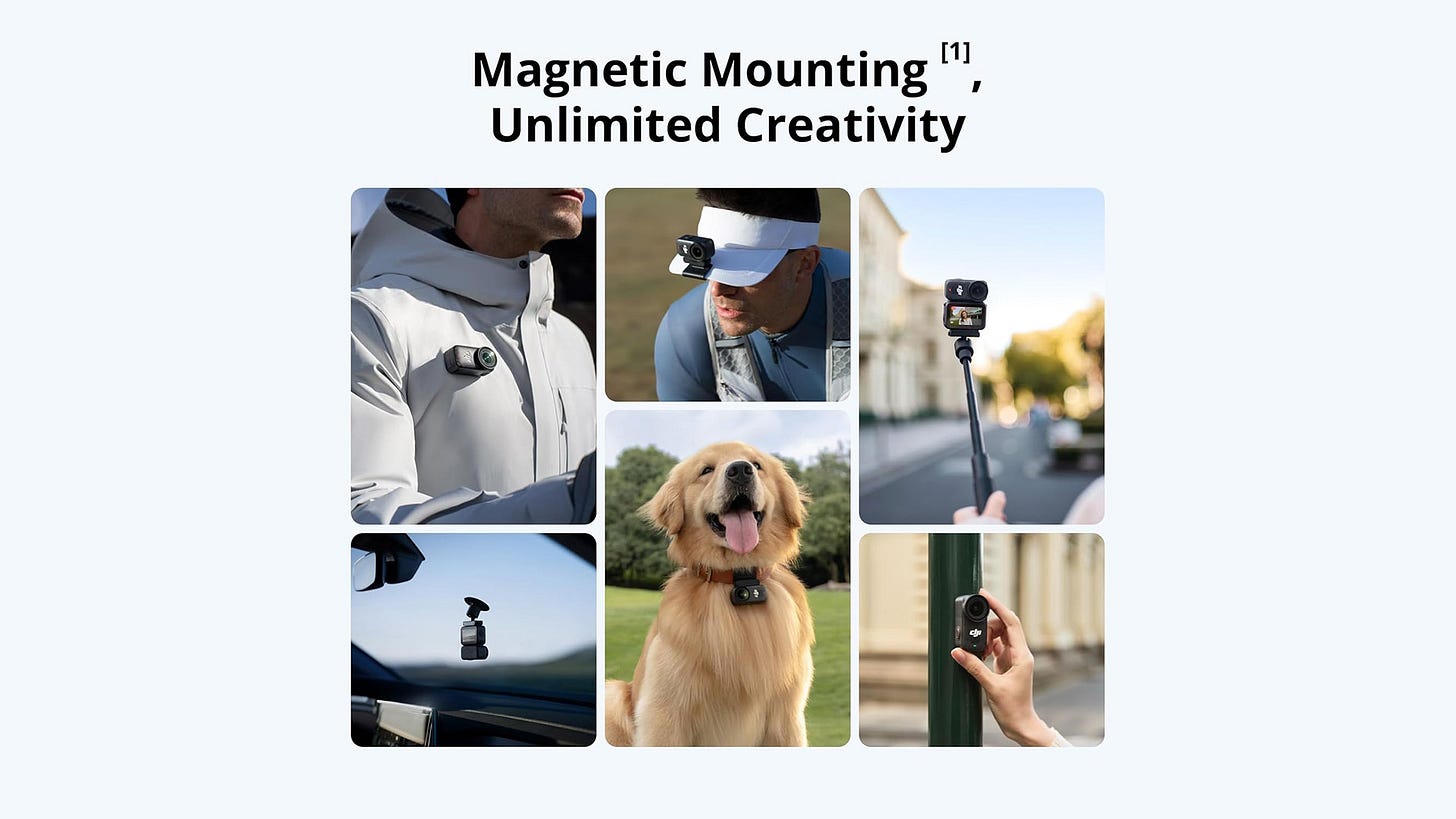 DJI Osmo Nano Review - Mounts