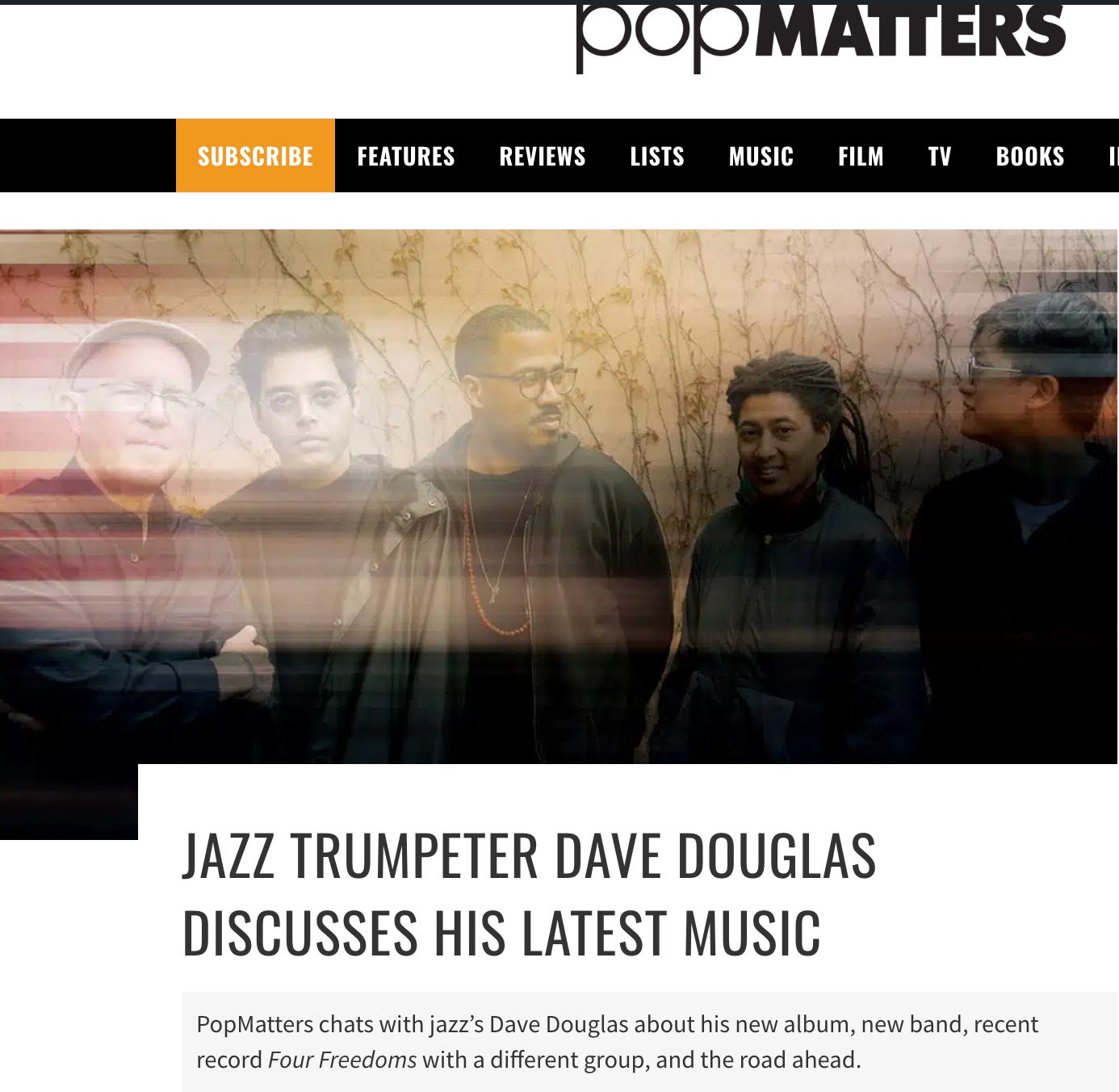 Interview & Review: Trumpeter Dave Douglas and TRANSCEND