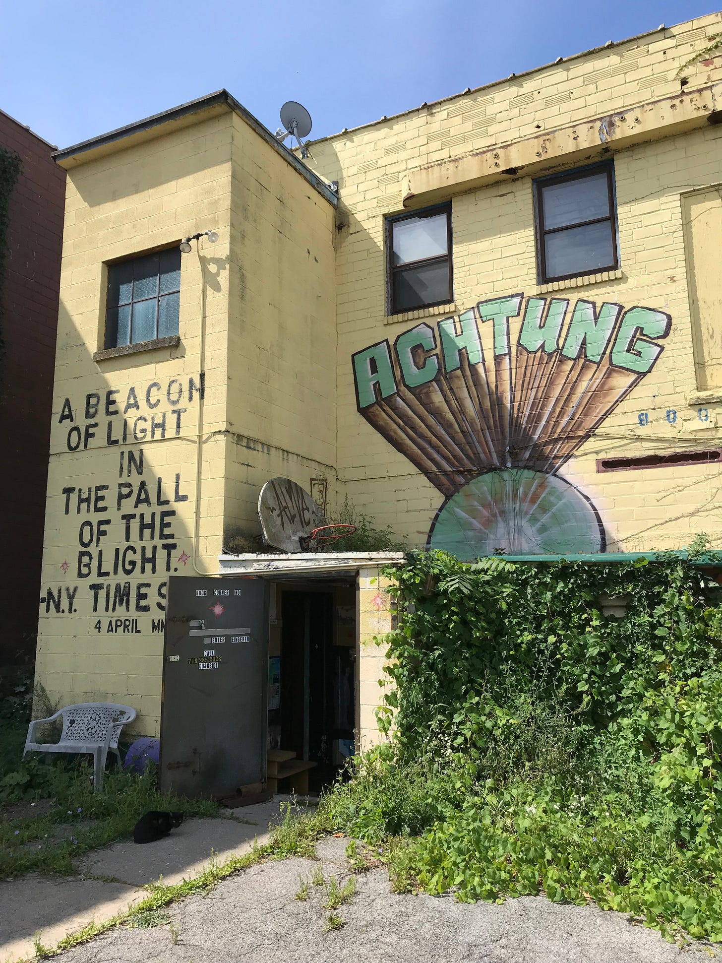 Back of building - entrance