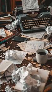 Free Chaotic Creative Mess Image - Typewriter, Vintage, Crumpled | Download at StockCake Free Chaotic Creative Mess Image - Typewriter, Vintage, Crumpled | Download at StockCake