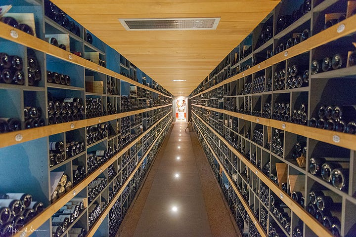 The Bocuse wine cellar