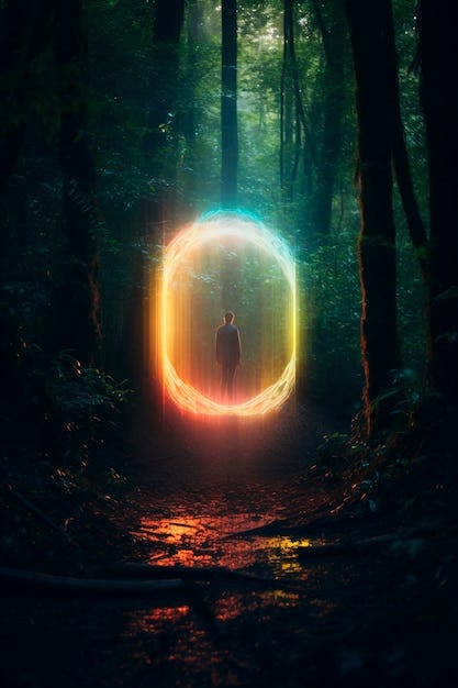Door leading to magical world