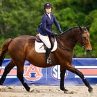 How Auburn freshman phenom Caroline Olsen, a national Rider of the Year, bounced back to help push Auburn to the NCEA semifinals