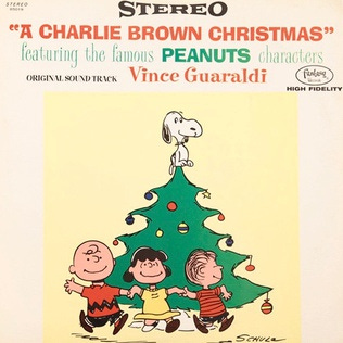 The original album cover to A Charlie Brown Christmas