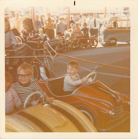 6 photographs from The State Fair Midway in 1971