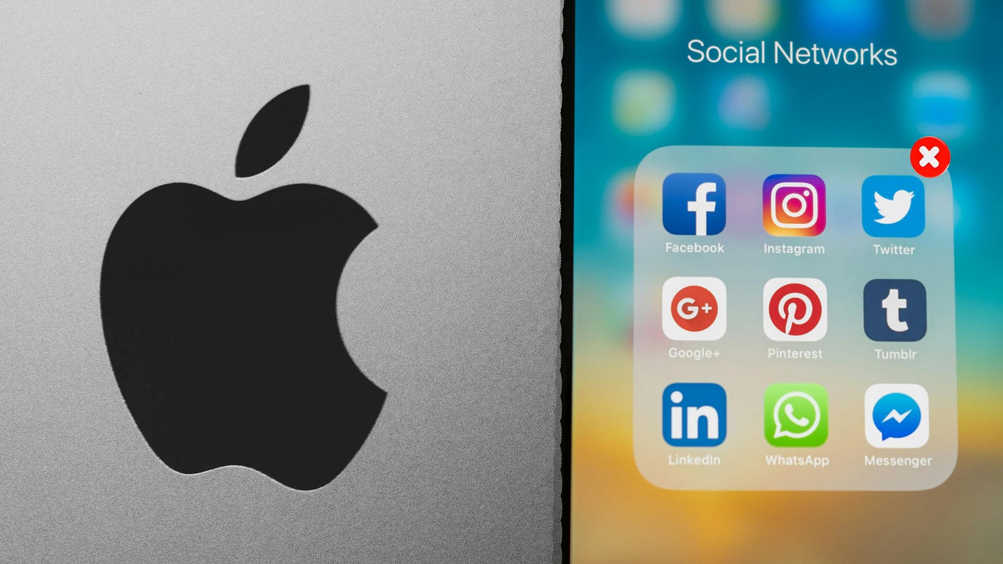 Apple’s no social presence