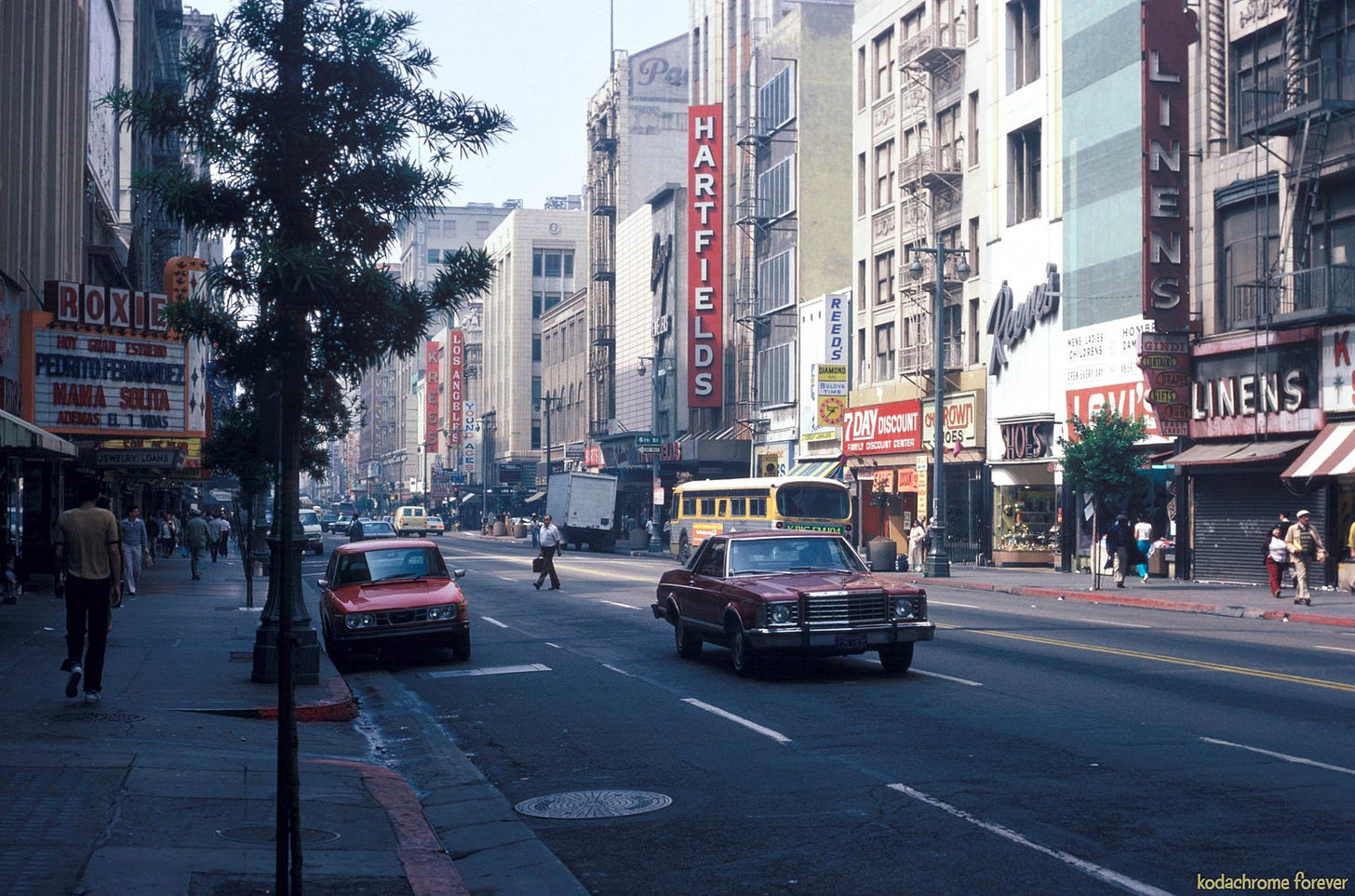 1978 photo of Downtown Los Angeles 1978 photo of Downtown Los Angeles