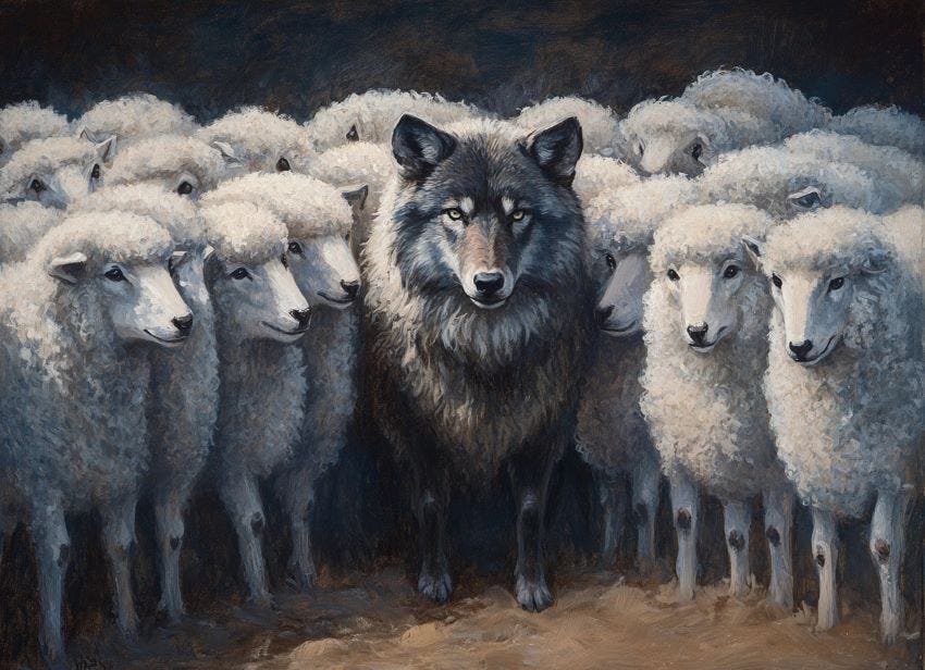 Wolf in Sheep's Clothing Wolf in Sheep's Clothing