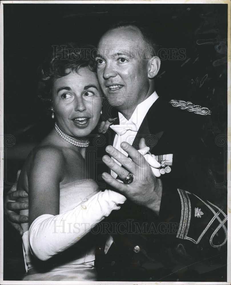 1959 Press Photo Major John Eisenhower Barbara Jean