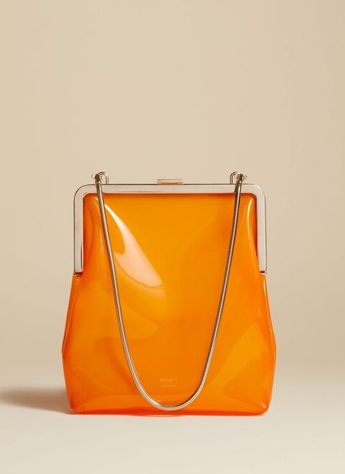 KHAITE The Lilith Evening Bag in Orange - ShopStyle Clutches