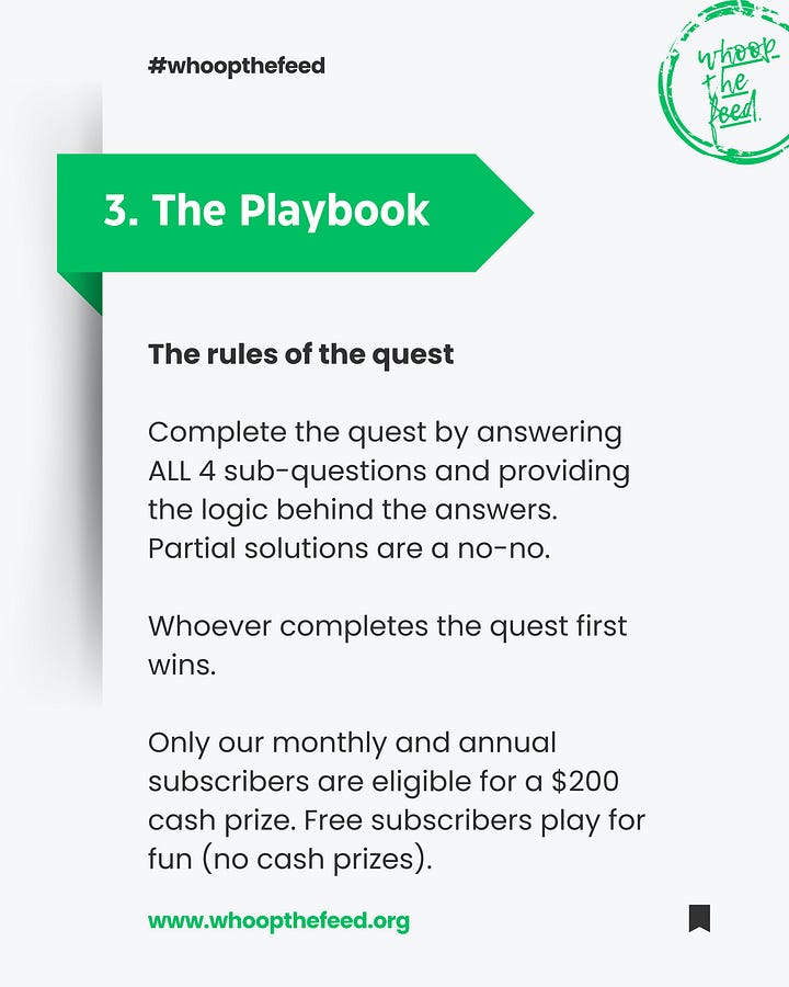 Image Gallery containing whoop!'s first weekly riddle-solving contest's details
