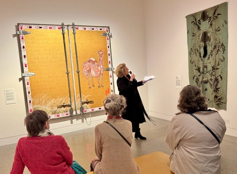 Grey nomadic visions by Blue Mountains-based artists Claire Healy and Sean Cordeiro. Grey nomadic visions by Blue Mountains-based artists Claire Healy and Sean Cordeiro.