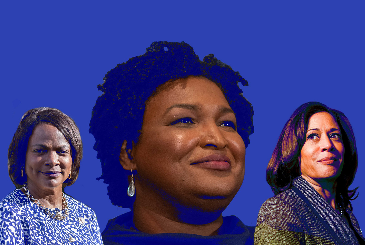 Sen. Val Demings, Stacey Abrams, and Sen. Kamala Harris have all been discussed as possible running mates for Joe Biden. Sen. Val Demings, Stacey Abrams, and Sen. Kamala Harris have all been discussed as possible running mates for Joe Biden.