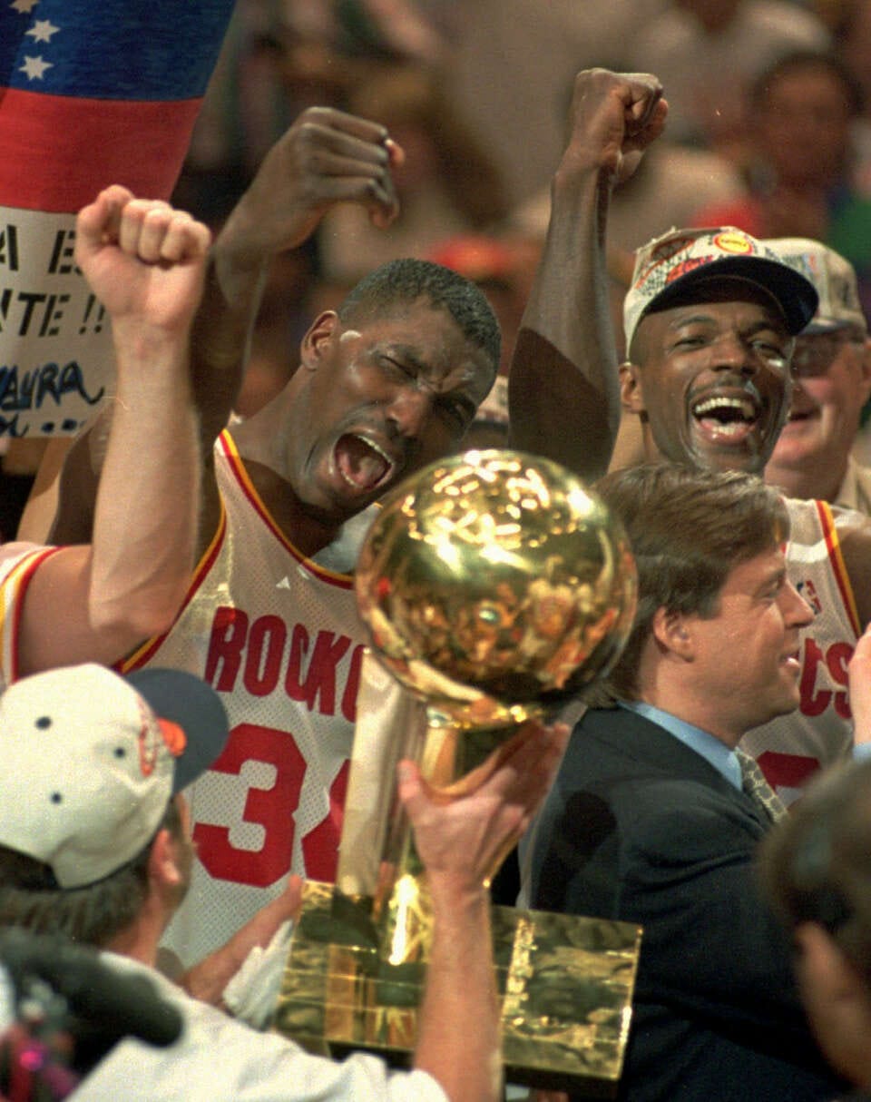 Hakeem Olajuwon through the years