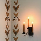 Pineapple, Willow, Flower Spray, Heart