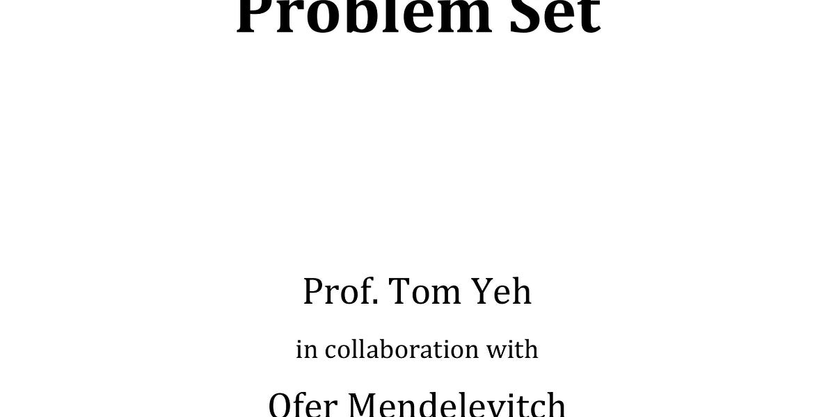 Agentic AI Problem Set - by Prof. Tom Yeh - AI by Hand ️