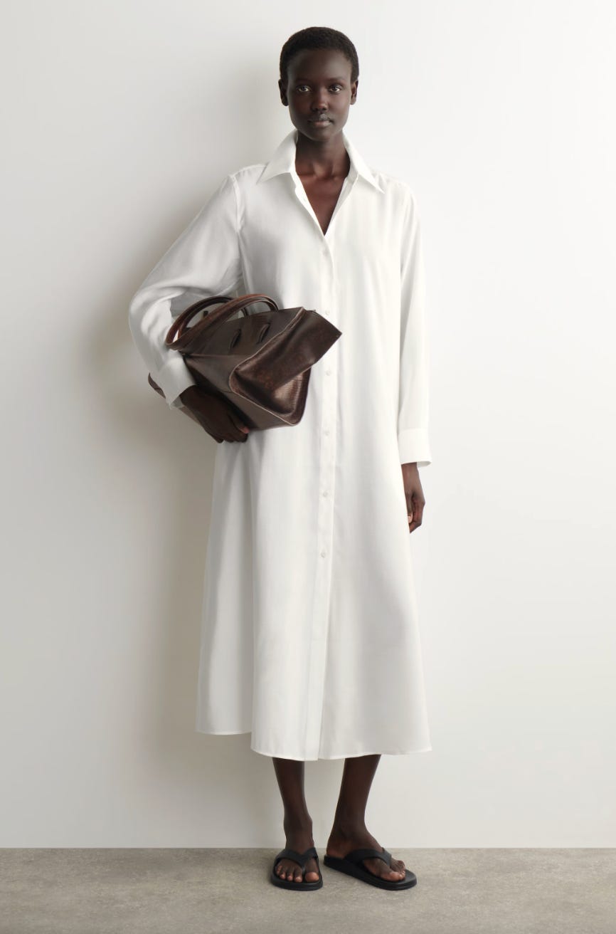 dress waist too high All Too Well Mini Dress White