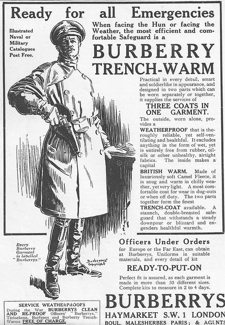 Ww1 Advert Burberry Trench Coat Towner1705 Flickr, 55% OFF