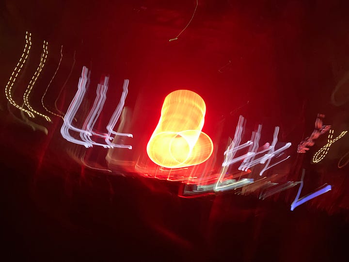 A collection of odd iPhone photos from the Peter Gabriel concert trip