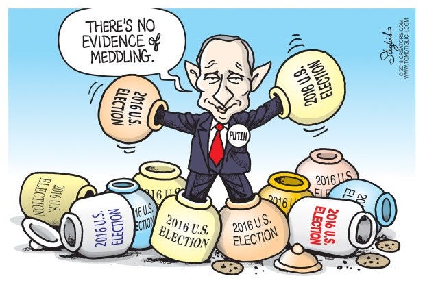 Russia doesn't have our back: Political Cartoons – Whittier Daily News