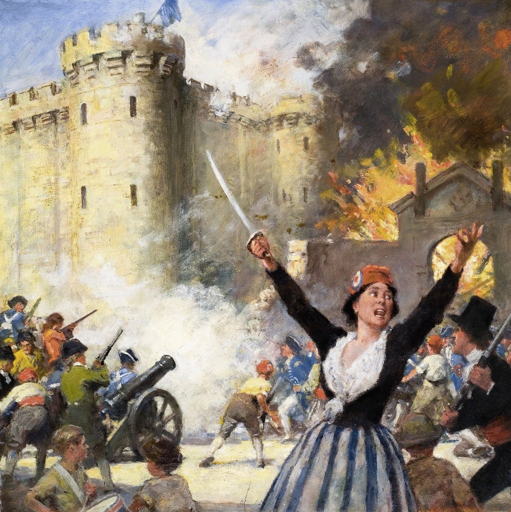 Die Erstürmung der Bastille von English School (#66305)