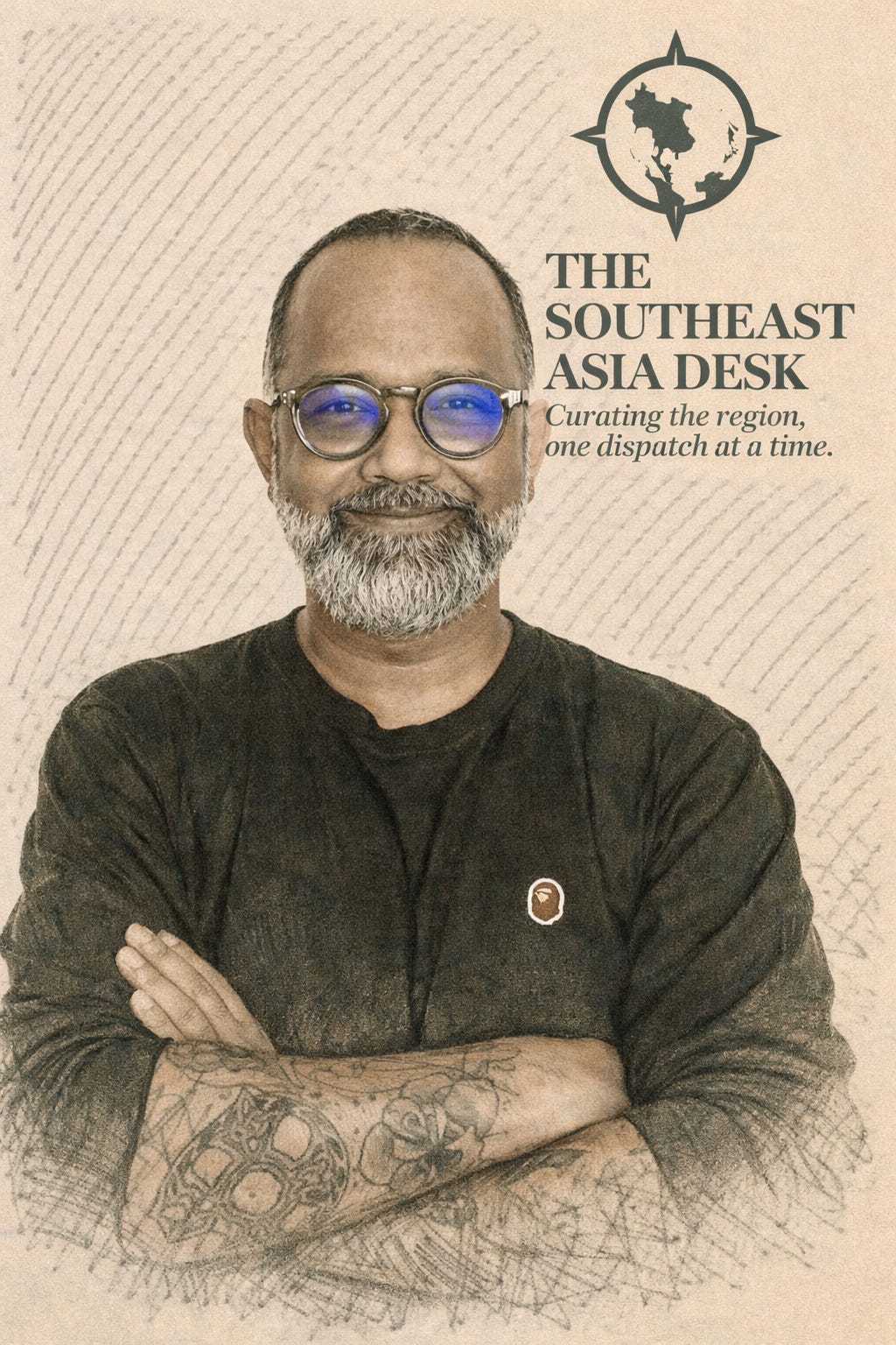 Illustration of AI-driven customer service interface representing Malaysian brands balancing automation, trust, and cultural sensitivity.