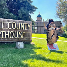 ‘Lady Justice’ Stolen in Montana Supreme Court Clerk Campaign