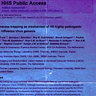 HHS Funds Experiments Determining How to Make H5 Influenza More Pathogenic: Journal 'Science'