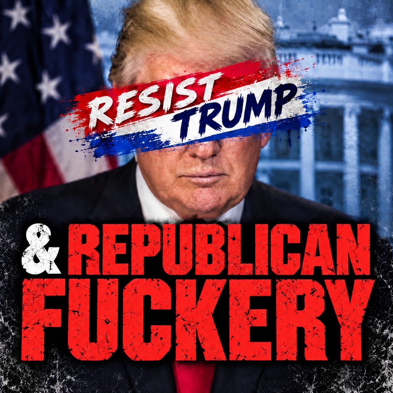 Resist Trump and Republican Fuckery logo