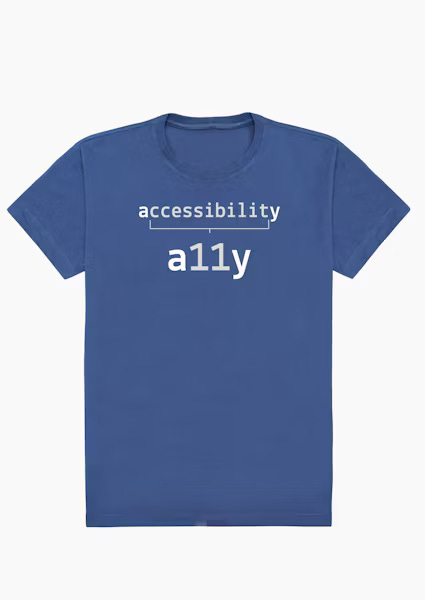 Galeria de imagens com 3 canecas e 3 blusas com o tema de acessibilidade