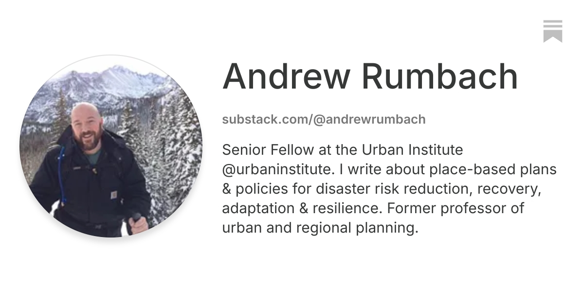 Andrew Rumbach | Substack