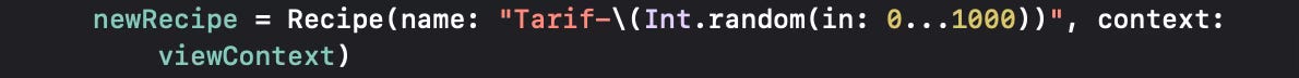 Creating an object to be stored with CoreData