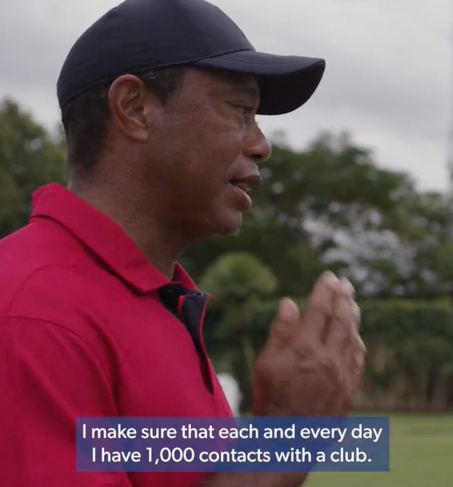 1,000 contacts with a club': Tiger Woods breaks down his typical tournament  prep to college kids in fascinating video | Golf News and Tour Information  | Golf Digest 1,000 contacts with a club': Tiger Woods breaks down his typical tournament  prep to college kids in fascinating video | Golf News and Tour Information  | Golf Digest
