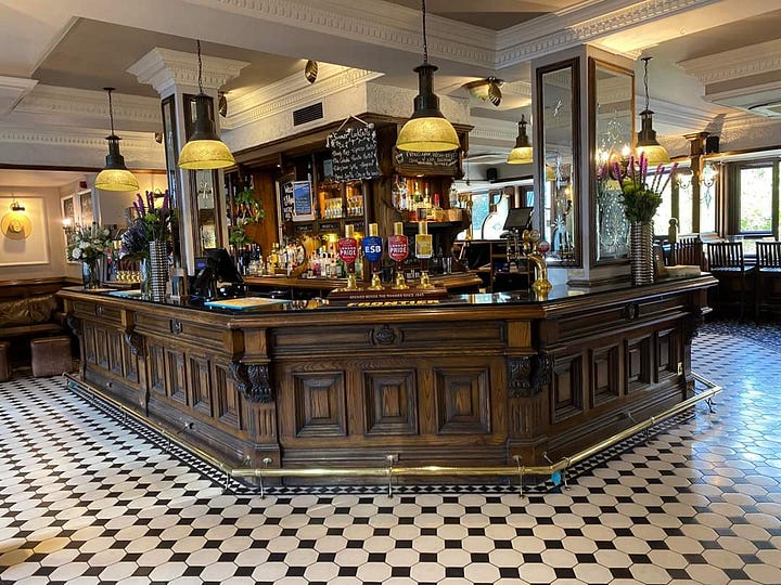 Restaurant and bar area are well appointed and add to the charm of the hotel.