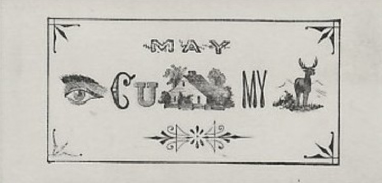 A Victorian rebus