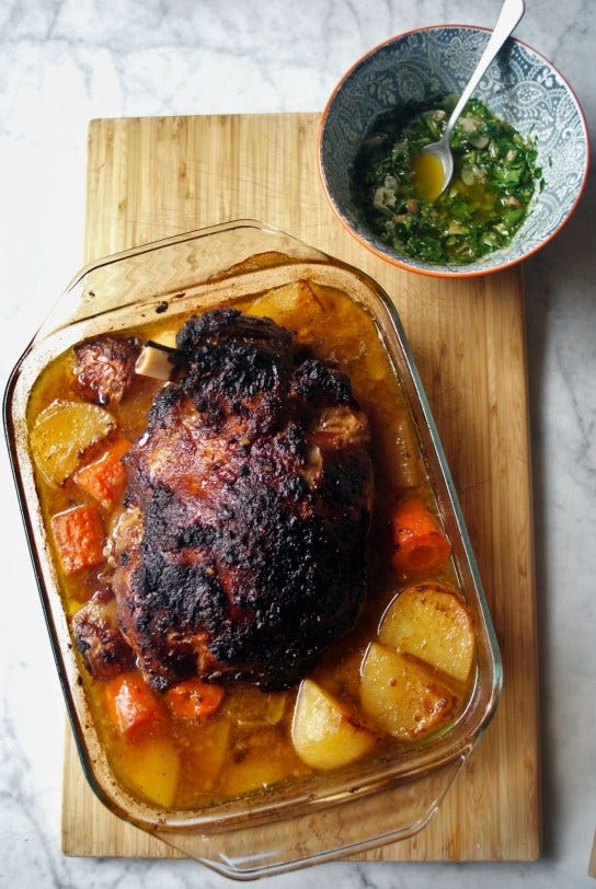 slow cooked lamb