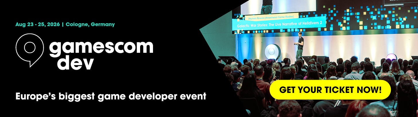 Promo banner for gamescom dev 2026 Promo banner for gamescom dev 2026