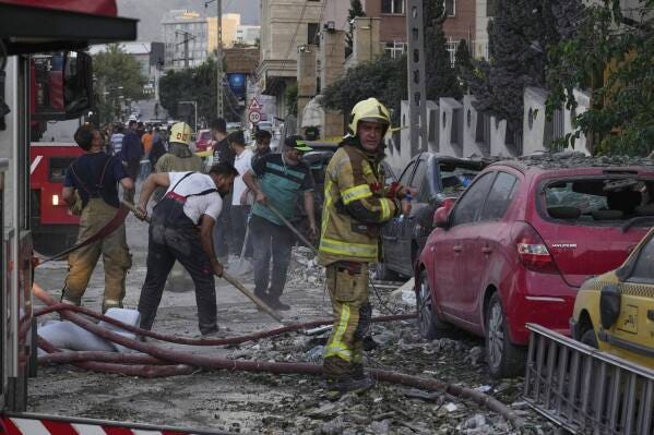 Fear grips Tehran as Israeli bombs fall and communicating grows harder | AP  News