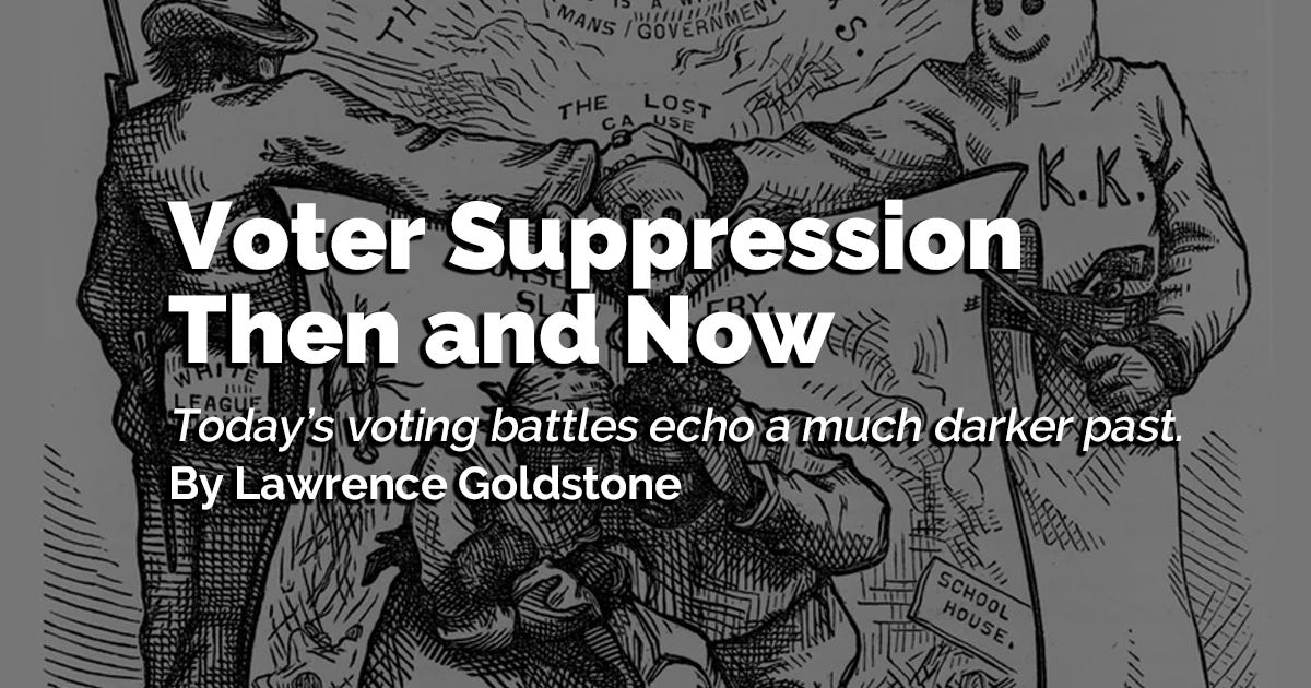 Voter Suppression Then and Now