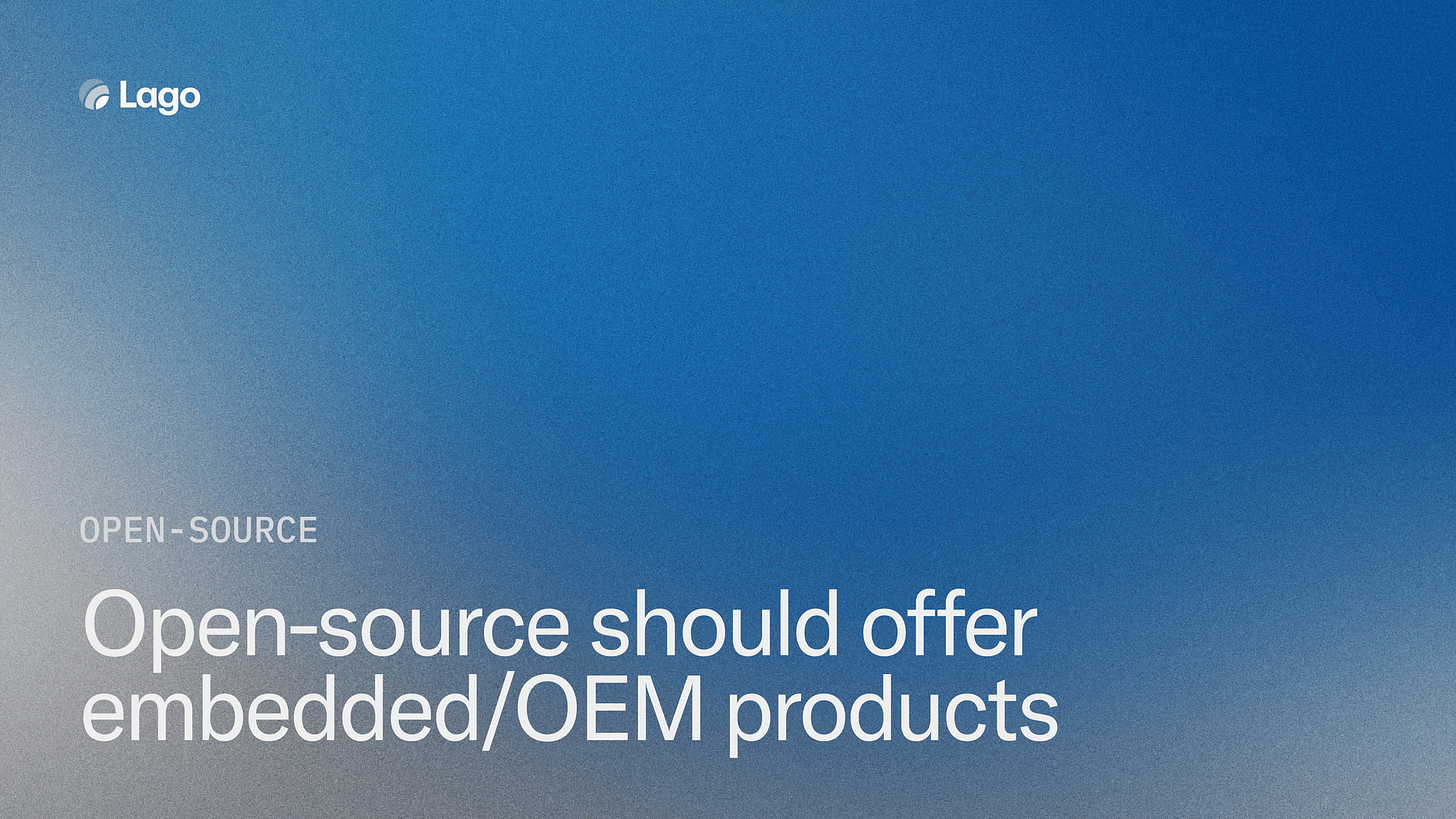 Embedded software is the biggest growth opportunity for open source Embedded software is the biggest growth opportunity for open source