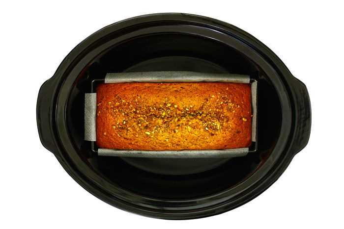 Bizcocho de pistachos. receta para crock pot o slow cooker