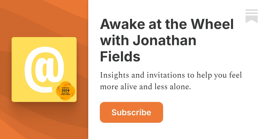 Awake at the Wheel with Jonathan Fields | Substack