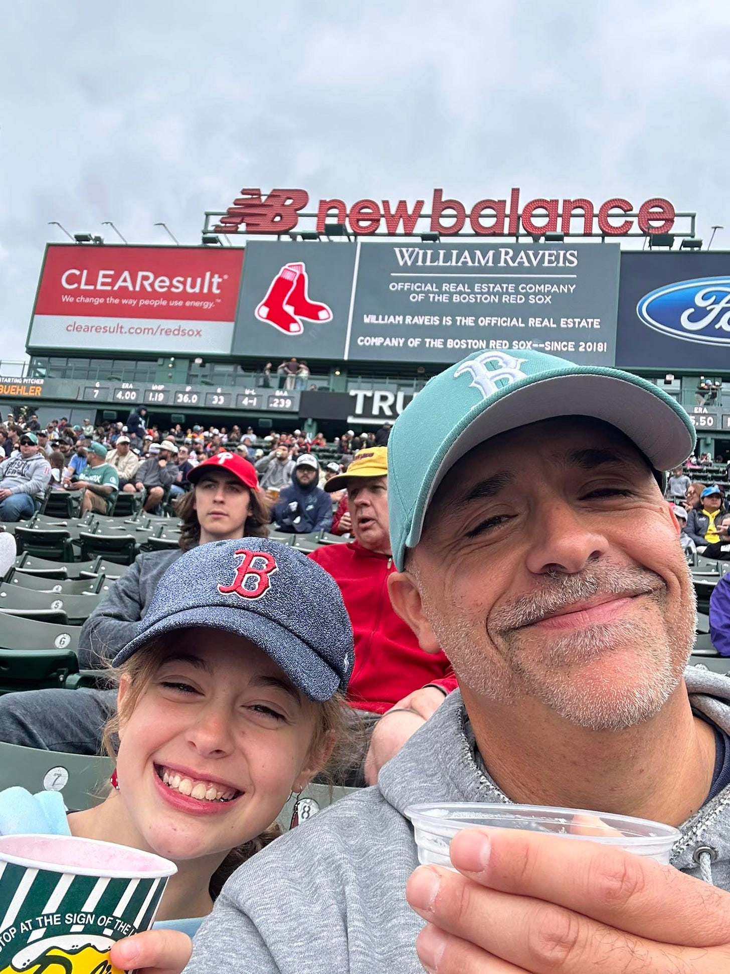 May be an image of 1 person and text that says 'Bowbalance WILLIAM RAVEIS CLEAResult OFFICIAL REAL ESTATE COMPANY We Wechange people energy. BOSTON clearesult.com/redsox om/redsox clearesult. com/ AEINOFIDNO UEHLER VILLIAM RAVEIS 4.00 1.19 OFFICIAL REAL ESTATE 36.0 COMPANY OF F THE BOSTON RED RED SOX--SINCE 20181 -239 I TRI .50 B OP ATTHE ATTHESIGNOETHE THE SIGN OF OF HE)'