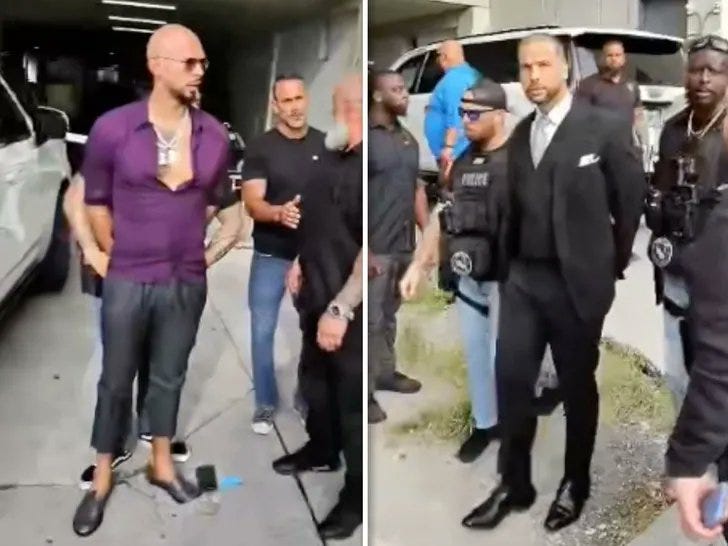 i just had andrew and tristan tate arrested in miami for wearing these outfits i just had andrew and tristan tate arrested in miami for wearing these outfits