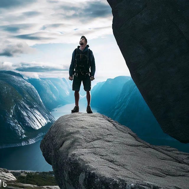 Trilha do Kjerag desafiando seus limites na Noruega