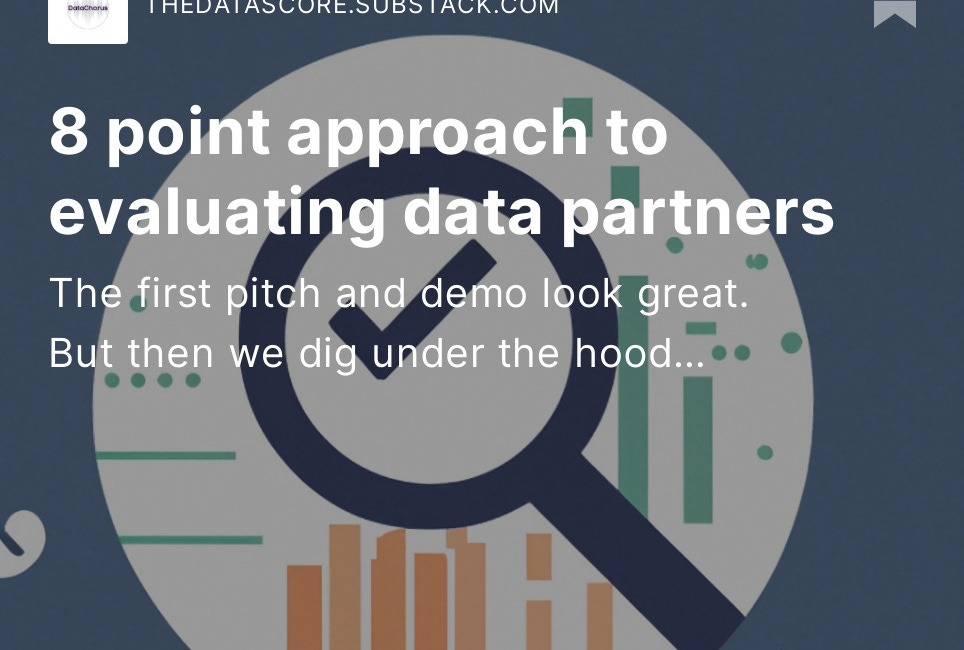 8 point approach to evaluating data partners 